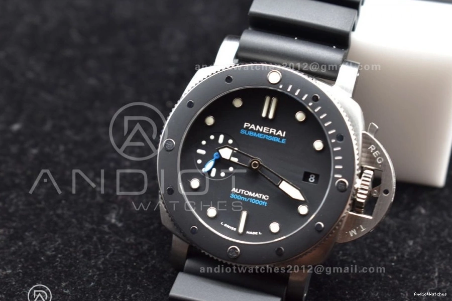 Rubber Strap 1:1 PAM683 MultiPurpose Black on Black Best XXXIV 459 Y SBF Dial Edition 0226